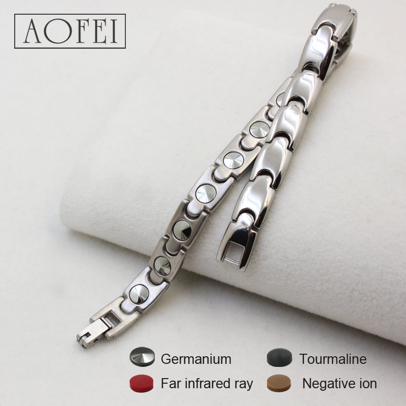 AOFEI-TSL1004 Титан Германий Браслет для пары