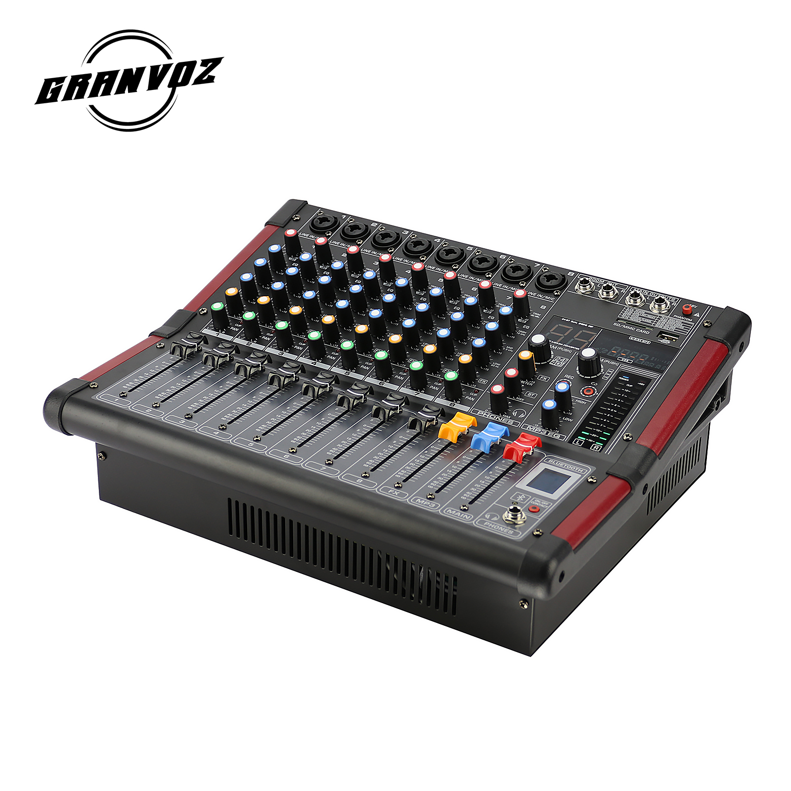 Усилитель, музыкальный миксер dj, звуковой миксер 8 каналов