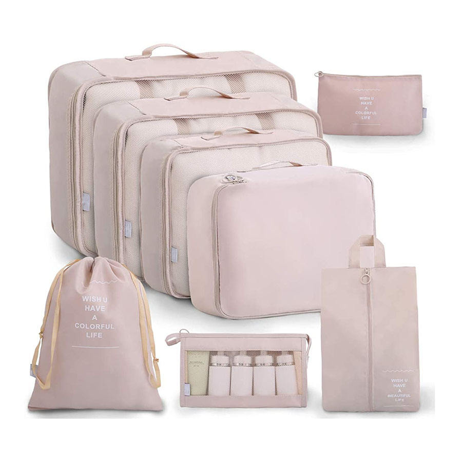 8pcs Set Travel Luggage Organizer Packing Wholesale Price Packing Cubes Set For Travel Packing Cube Set