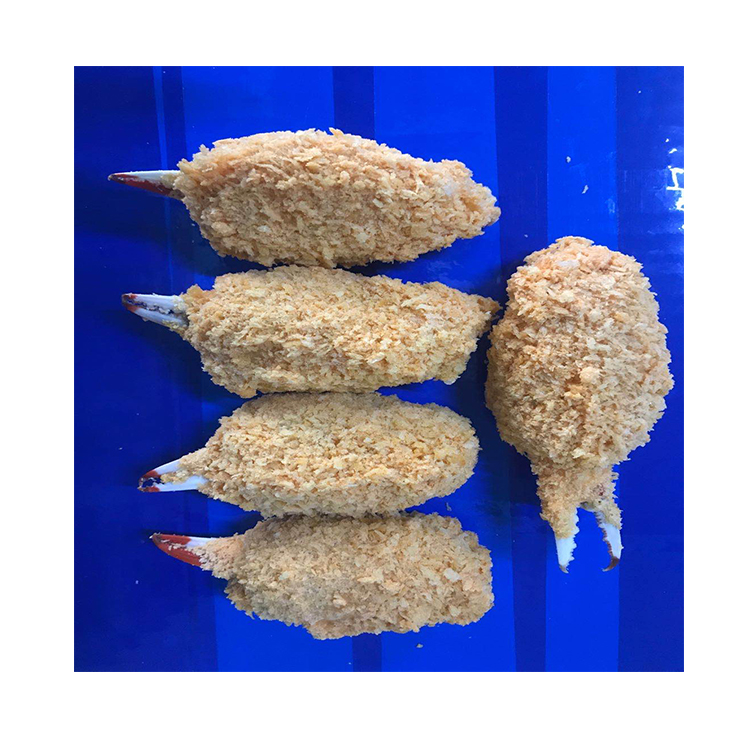 Заваренный крабовый коготь оптовая продажа деталей, 50% breaded Краб коготь деталь, заваренный Краб коготь от illex кальмар