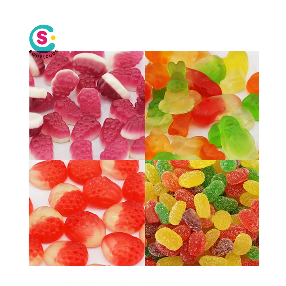 Сладкие конфеты с фруктовым вкусом Sweetcube, милые мягкие конфеты