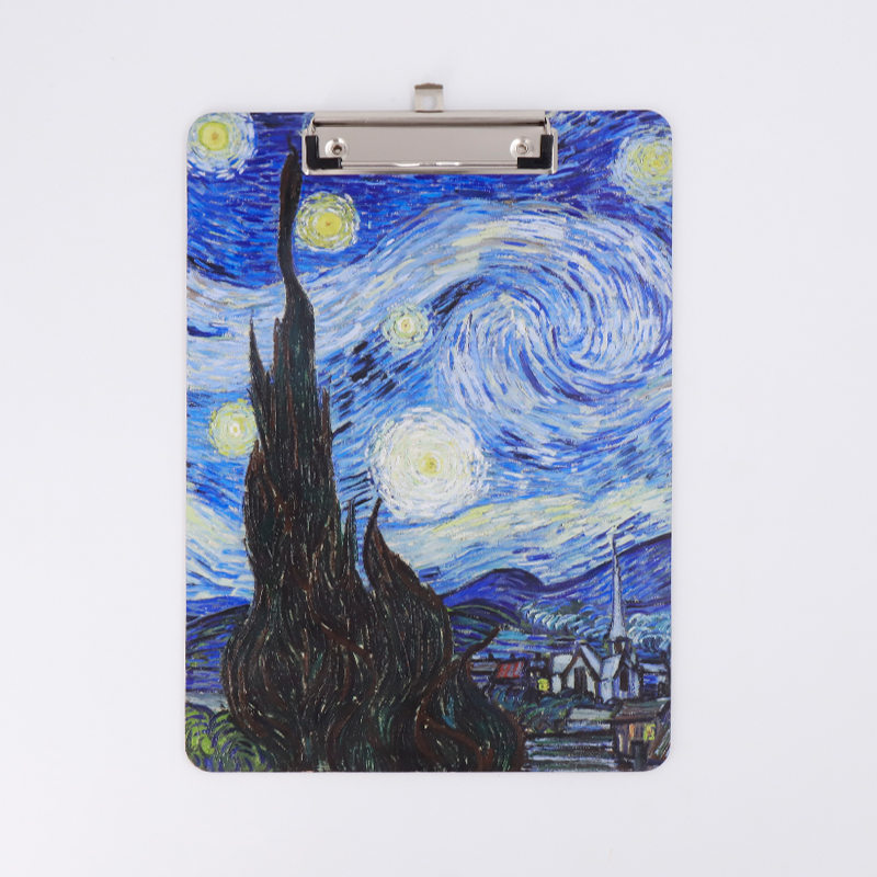 Office nursing density board a4 clip file folder sublimation blank clipboards
