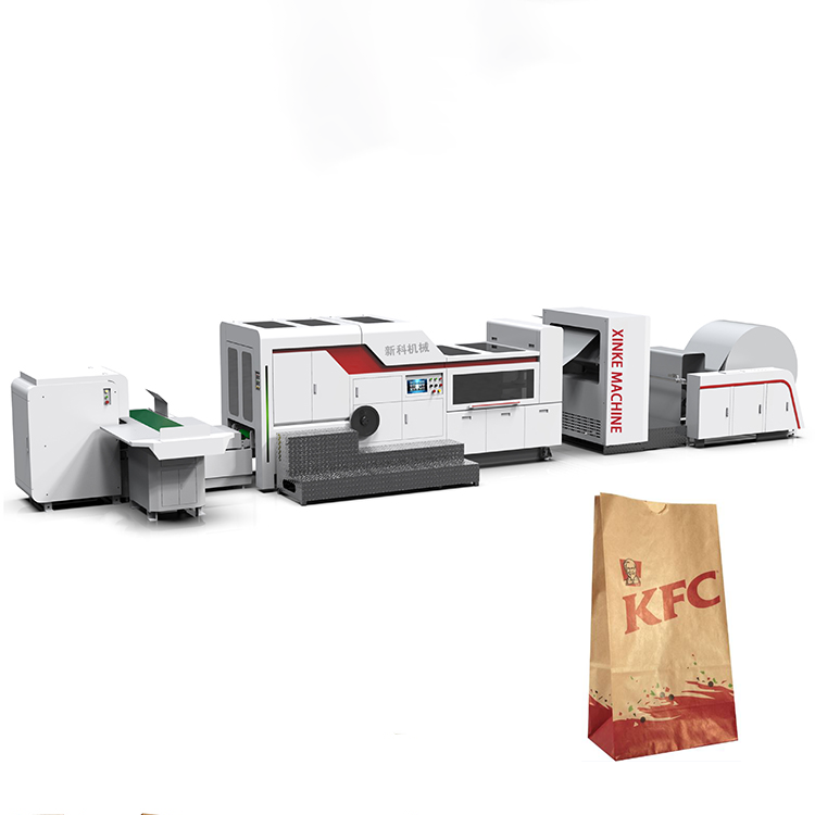 Friendly price twisted handle automatic paper shopping bag machine