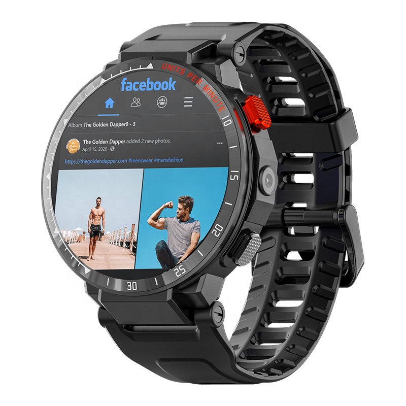 2021 Смарт-часы Android 7 Wifi 4G мужские Смарт-часы 1,6 дюйма камера видео GPS телефонные звонки пульсометр мужские часы