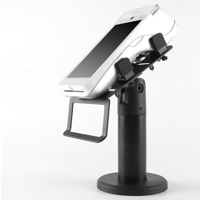 SETLCOM new pattern black swive pos stand metal universal terminal store credit card pos machine holder