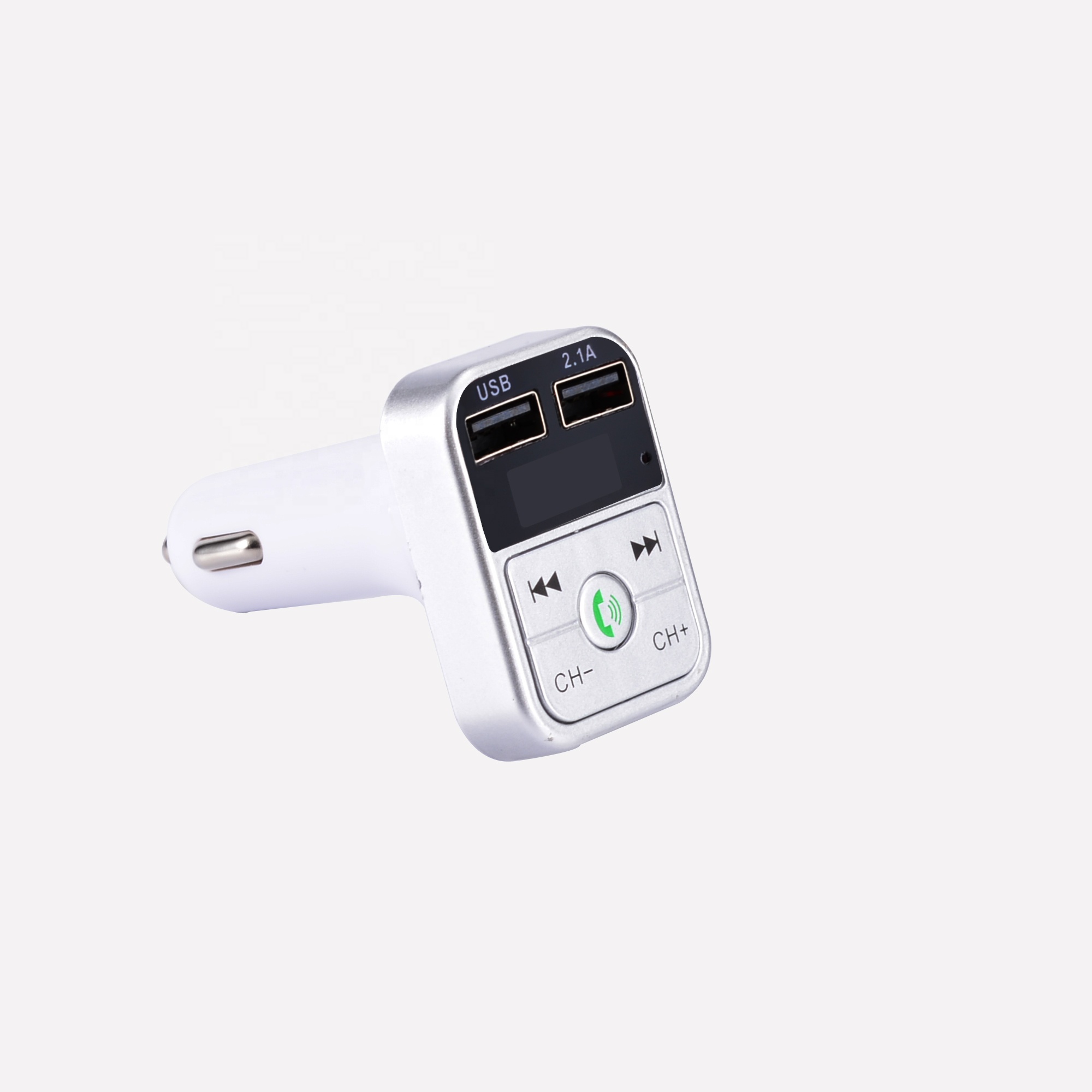 Автомобильный FM-передатчик с Bluetooth, беспроводной радиоприемник QC3.0, Bluetooth-адаптер, музыкальный плеер, зарядное устройство, автомобильный комплект с громкой связью,