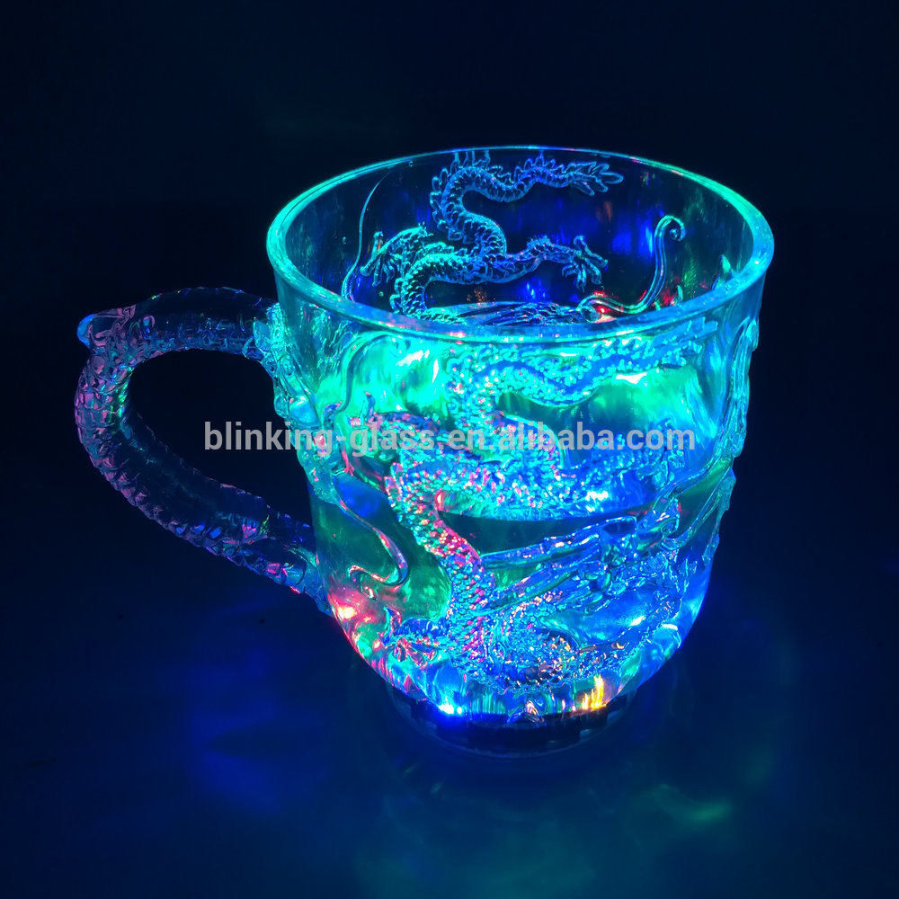 Plastic Light Up Flashing Liquid Activated LED Shot Cups