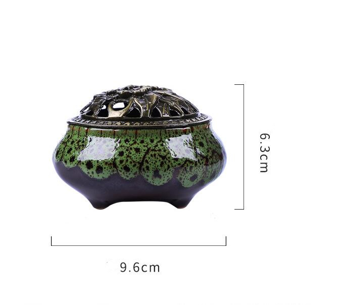 HQIB01 HongQiang Hot Sales Portable Professional Design Hookah bakhoor Low Price Crystal Luxury shisha Incense Burner