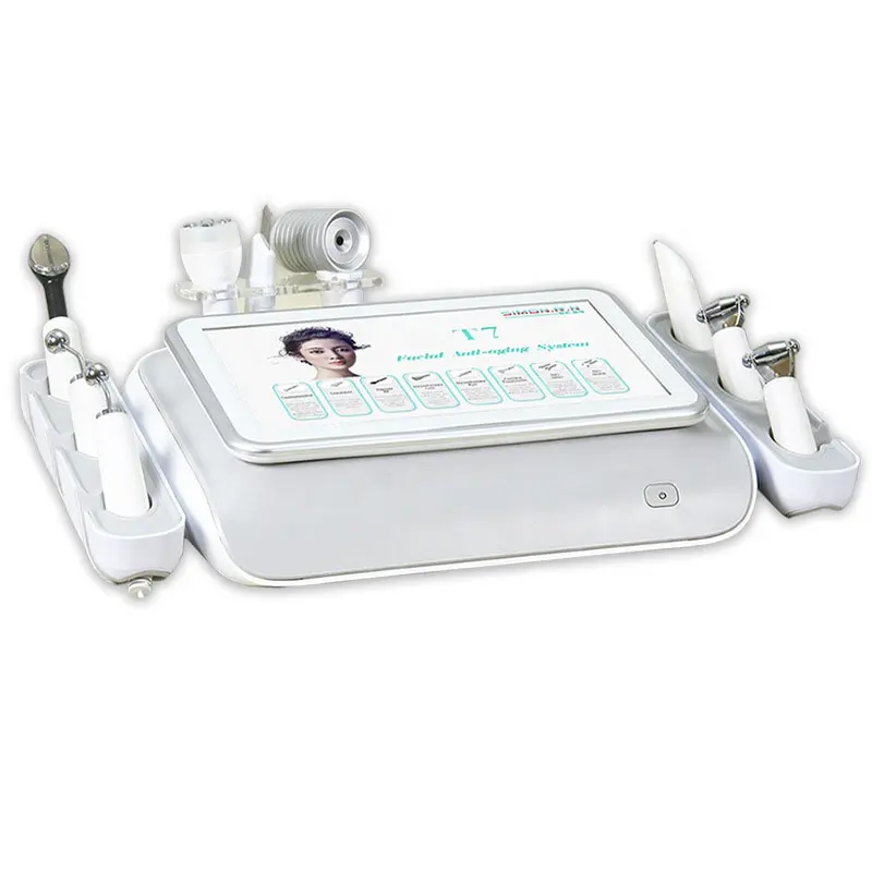 SY-MST7  8 in 1 ems micro current roller new double ionisation bio cool electroporation mesotherapy Hydradermie device