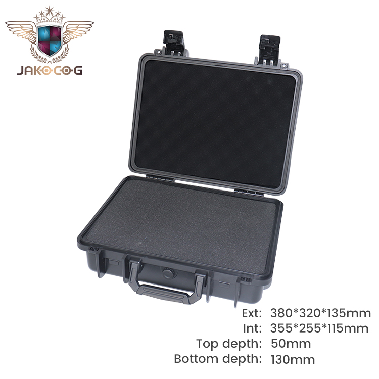 Protective Safety Shockproof Waterproof Boxes Plastic portable storage Suitcase box electric Tool Case with foam JSM-430#