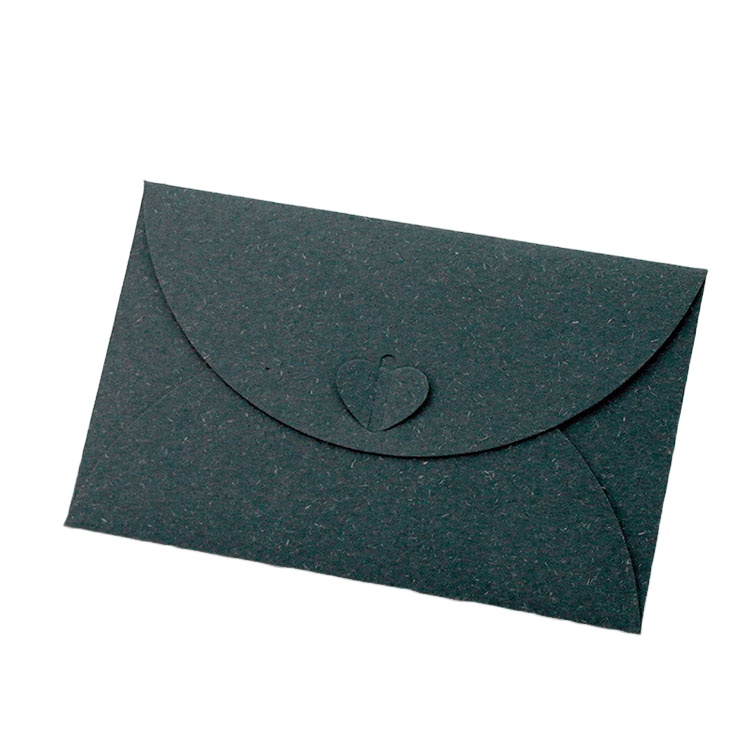 Hot Sale Custom Fancy Design Love Heart Closure Paper Envelope Machine Petal Envelop Courier Gift Envelope Card Customize