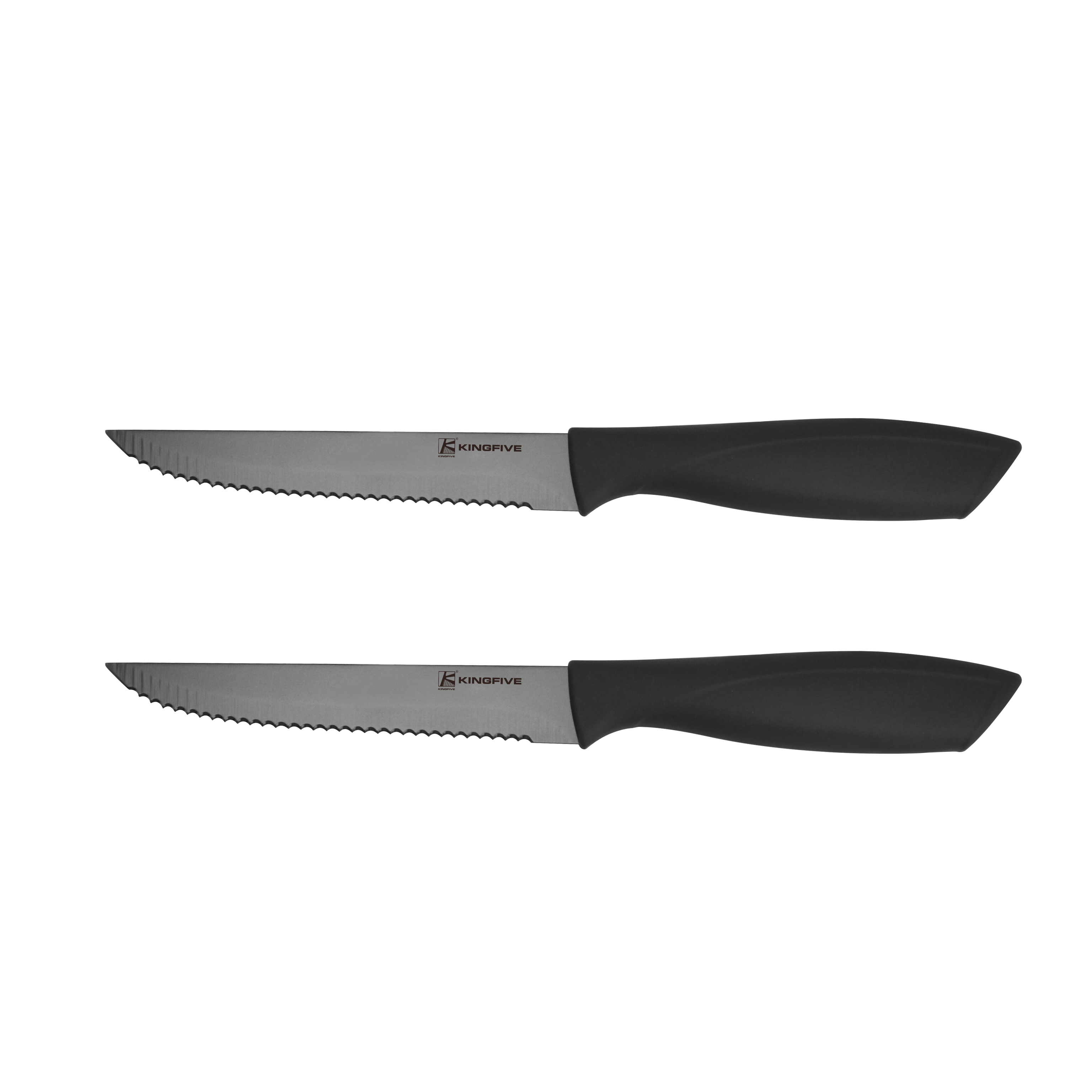 9 Piece set Stainless Steel Kitchen Knife Set With with Rotating Block Stand