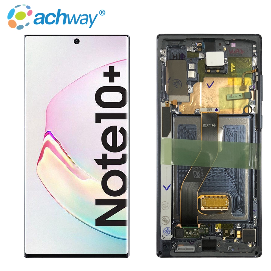 ЖК-дисплей для мобильного телефона Samsung Galaxy Note10 + Note 10 plus с сенсорным экраном