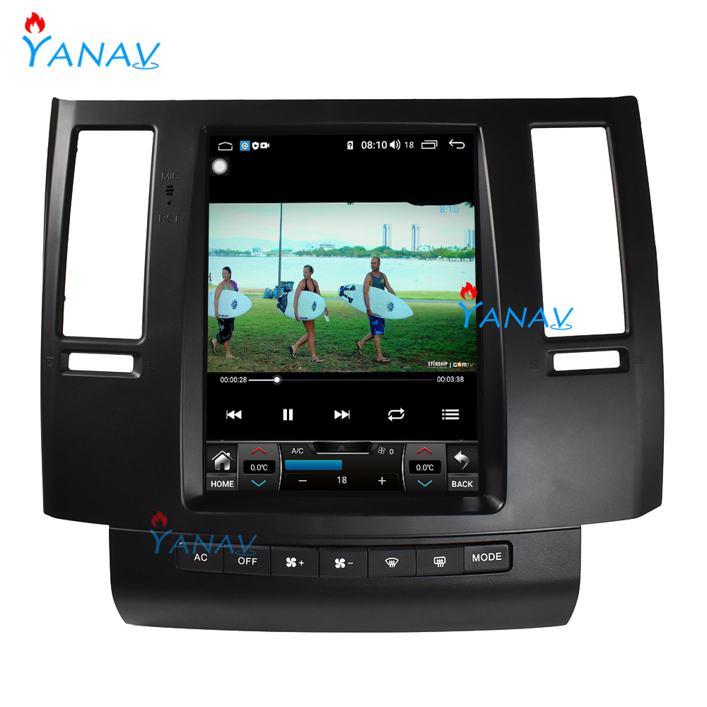 2 din Android автомобильный аудио Tesla стиль для Infiniti FX35 2003-2007 автомобильный стерео приемник Авторадио мультимедийный плеер GPS навигация