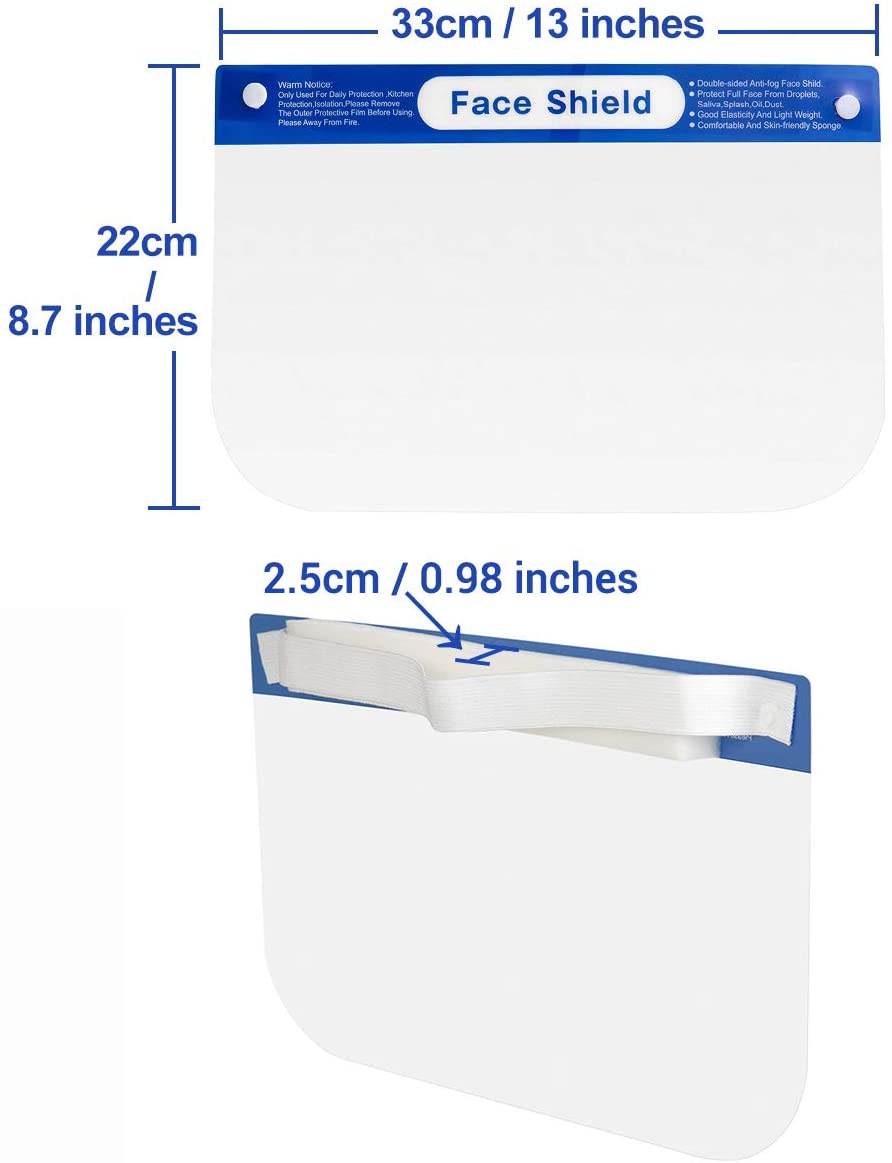 Newly developed Medical visor Wholesale Non detachable Isolation Face Shields Medical visor