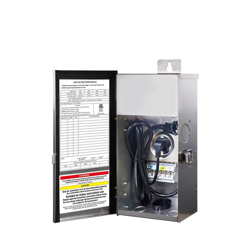 LT3300 Лидер продаж 300 Вт мульти-Степ (12V-13V-14V-15V) ожерелье из нержавеющей стали, низкое напряжение трансформатора для наружного освещения ландшафта