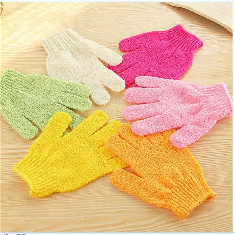 Stock Gloves Bath Scrubber Glove For Daily Shower Tools Soft Bathing Gloves