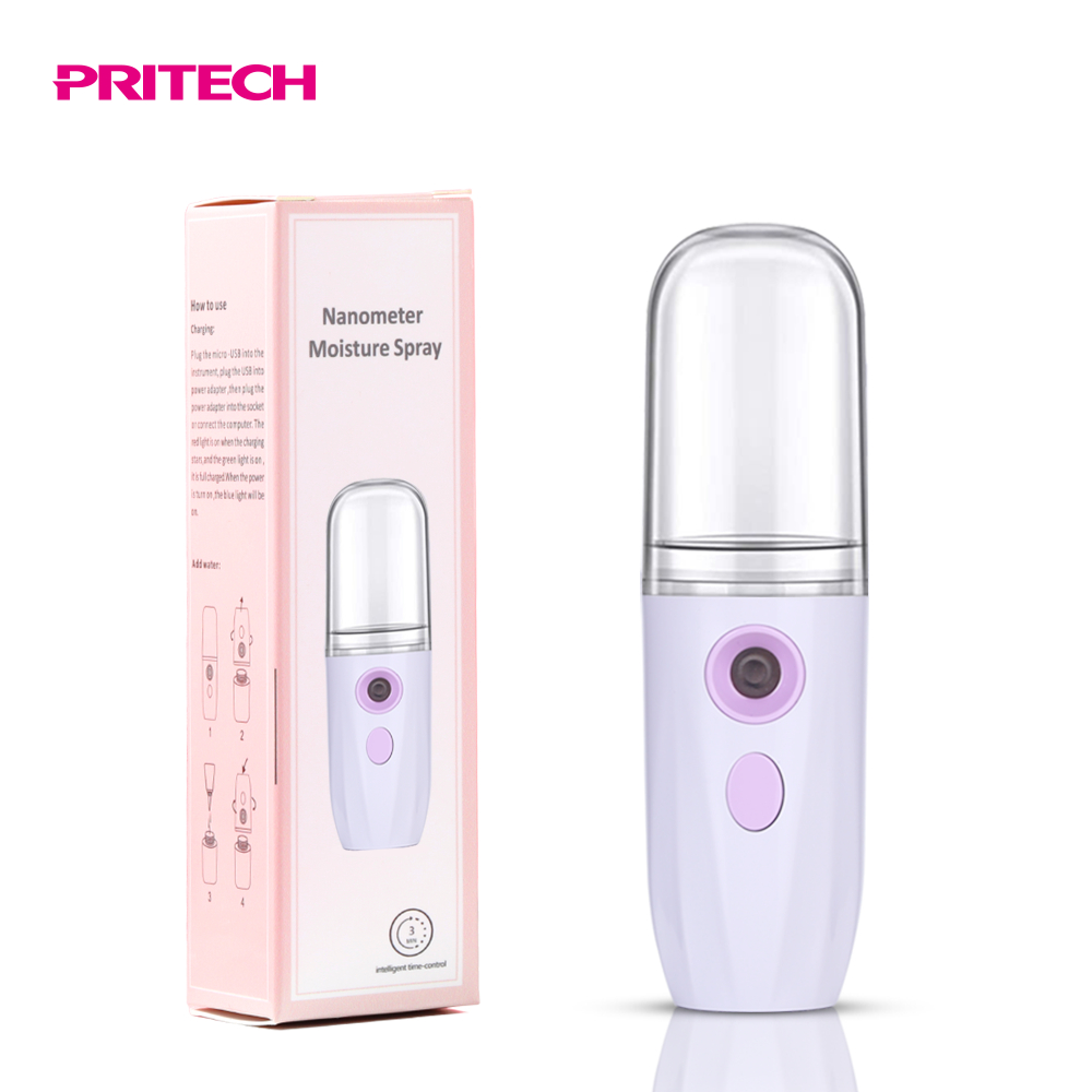 Nano Facial Mister Moisturizing and Hydrating Portable Mini Handy Sprayer Cool Steamer Facial Sprayer