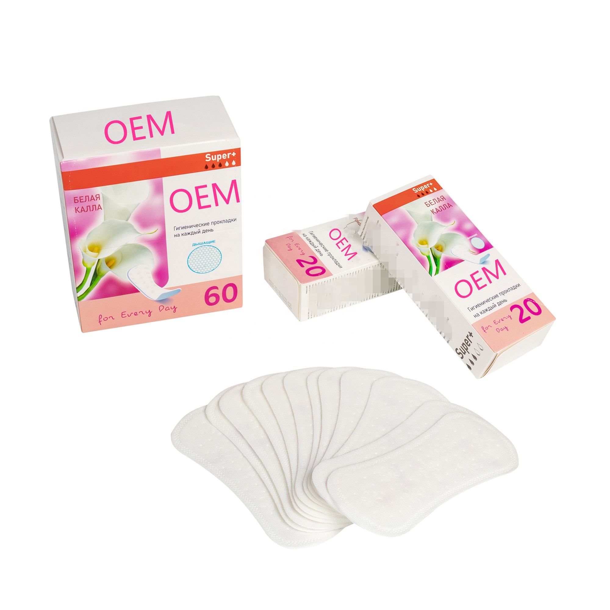 Disposable Breathable Ultra-Thin Regular Sanitary Pad Unscented Natural Daily Panty liner Factory