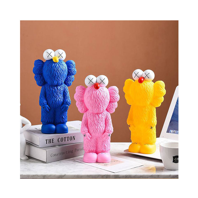 Supplier direct selling 2021 popular exposed bear sculpture home decoration figurines resin crafts
