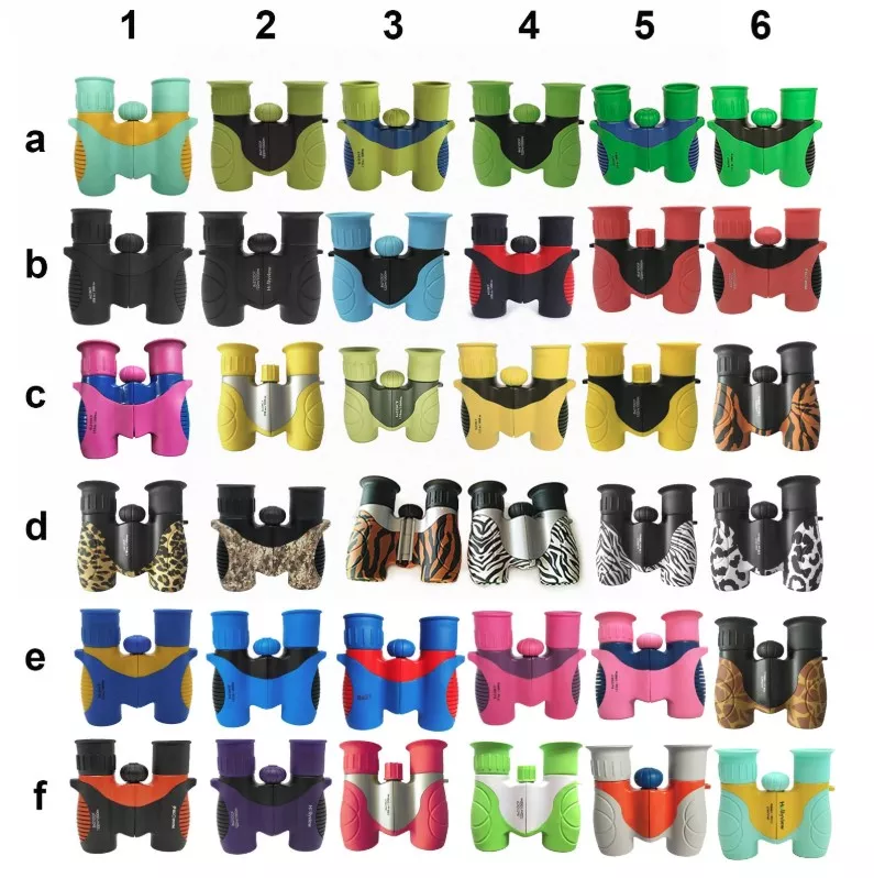 10x22 Multicolor Paul Binocular High Definition High Power Telescope Portable Mountaineering Tourist Concert Binoculars