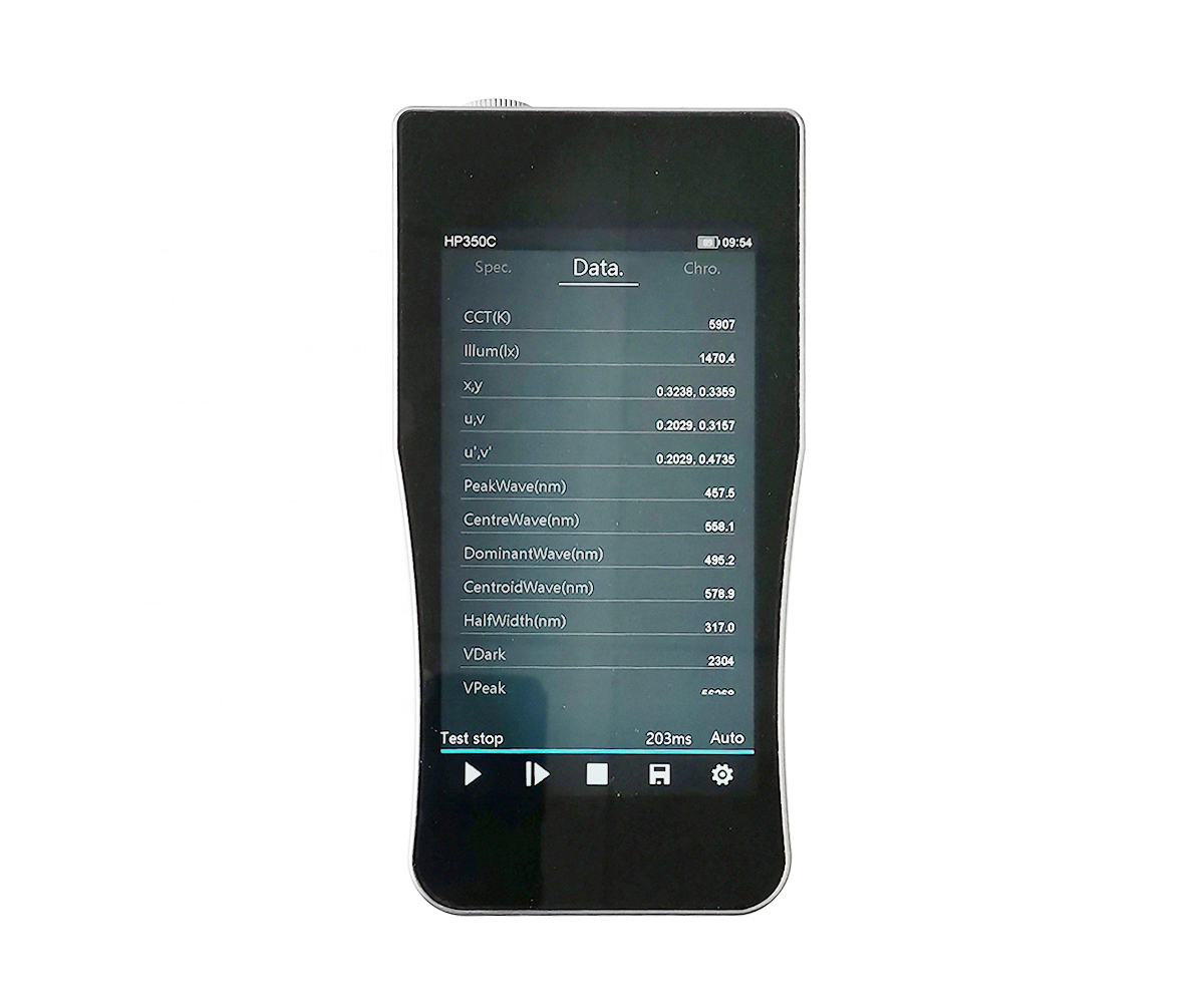 Professional manufacture Spectral Illumination Tester Spectrometer Handheld Illumination Portable Lux Meter
