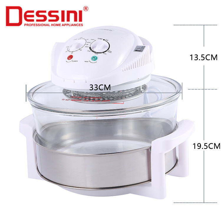 DESSINI Commercial Latest Smart Power Motor Industrial Air Cooker Fryer Oven Machine Without Oil