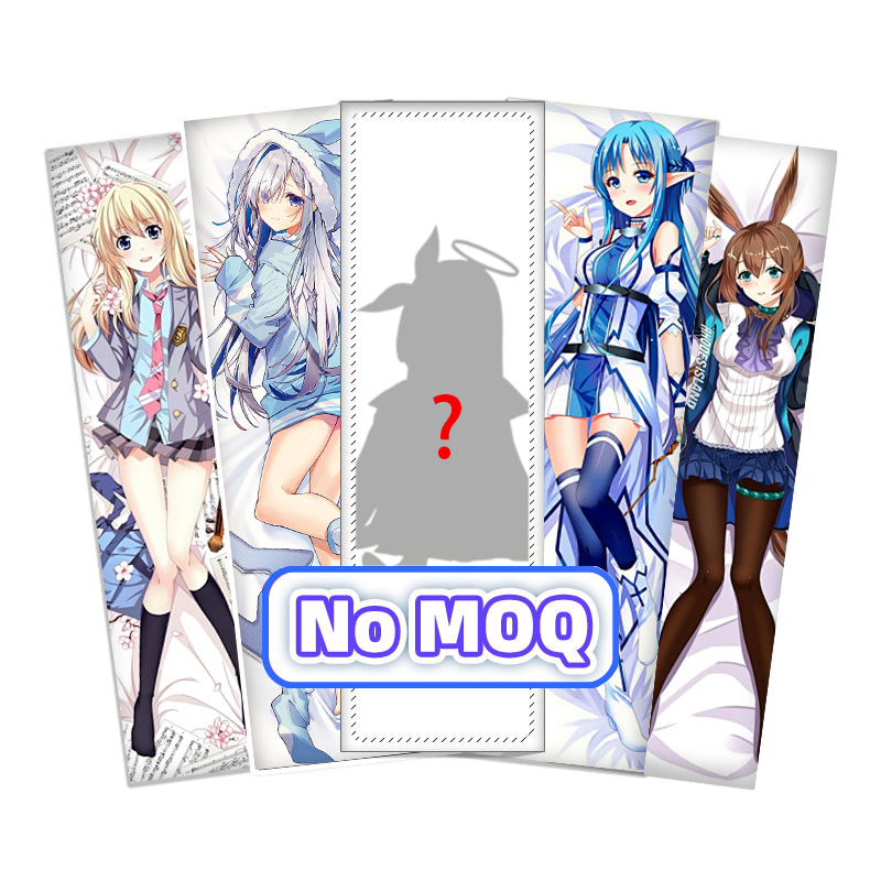 OEM/ODM Custom Size 50*150 Youtuber dakimakura Sexy Hugging Pillow Anime Print Body Pillow Naked Dakimakura Case otaku hentai