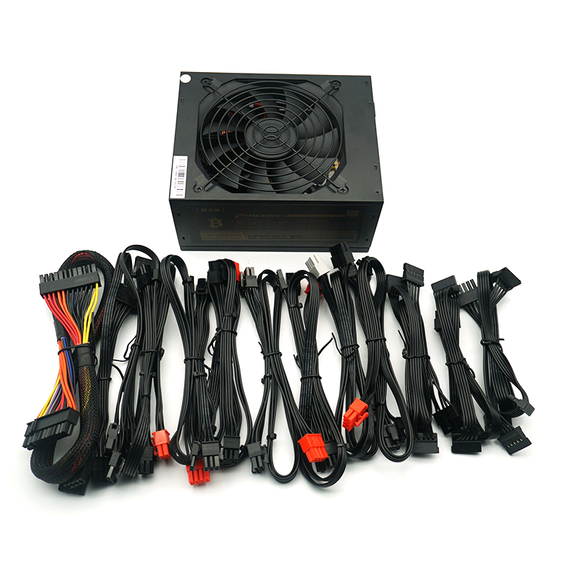 ATX 1650 Вт компьютерный блок питания PSU для настольного компьютера ПК блок питания 90 Плюс Золотое оборудование для майнинга биткойнов горная установка