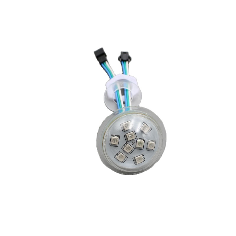 2811 Puck RGB Lamp Pixel Led Bulb 45mm 9leds Led Pixel Point Amusement Park Light