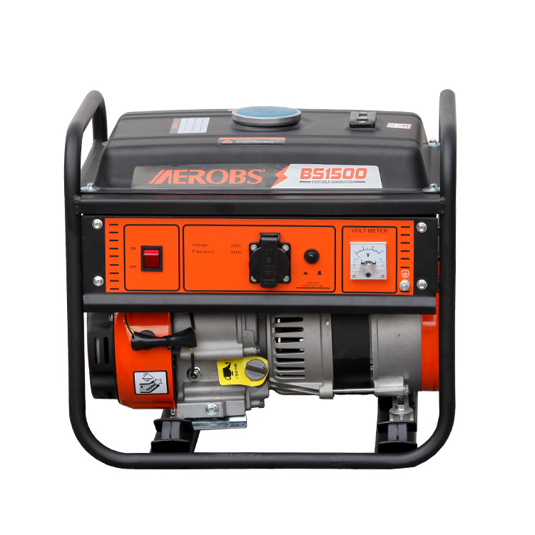BS1500 1.5kw 1.5kVA 1500W небольшой портативный низкий уровень шума мощи дизельный бензиновый генератор