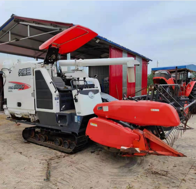 Agricultural Machinery Second Hand Used Wheat Rice Combine Harvester with Cheap Price