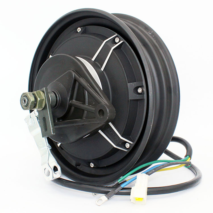 Колесном 10 дюймов 1000W48V-72V безщеточный мотор для центрального движения электрический скутер мотоцикла тормозной барабан