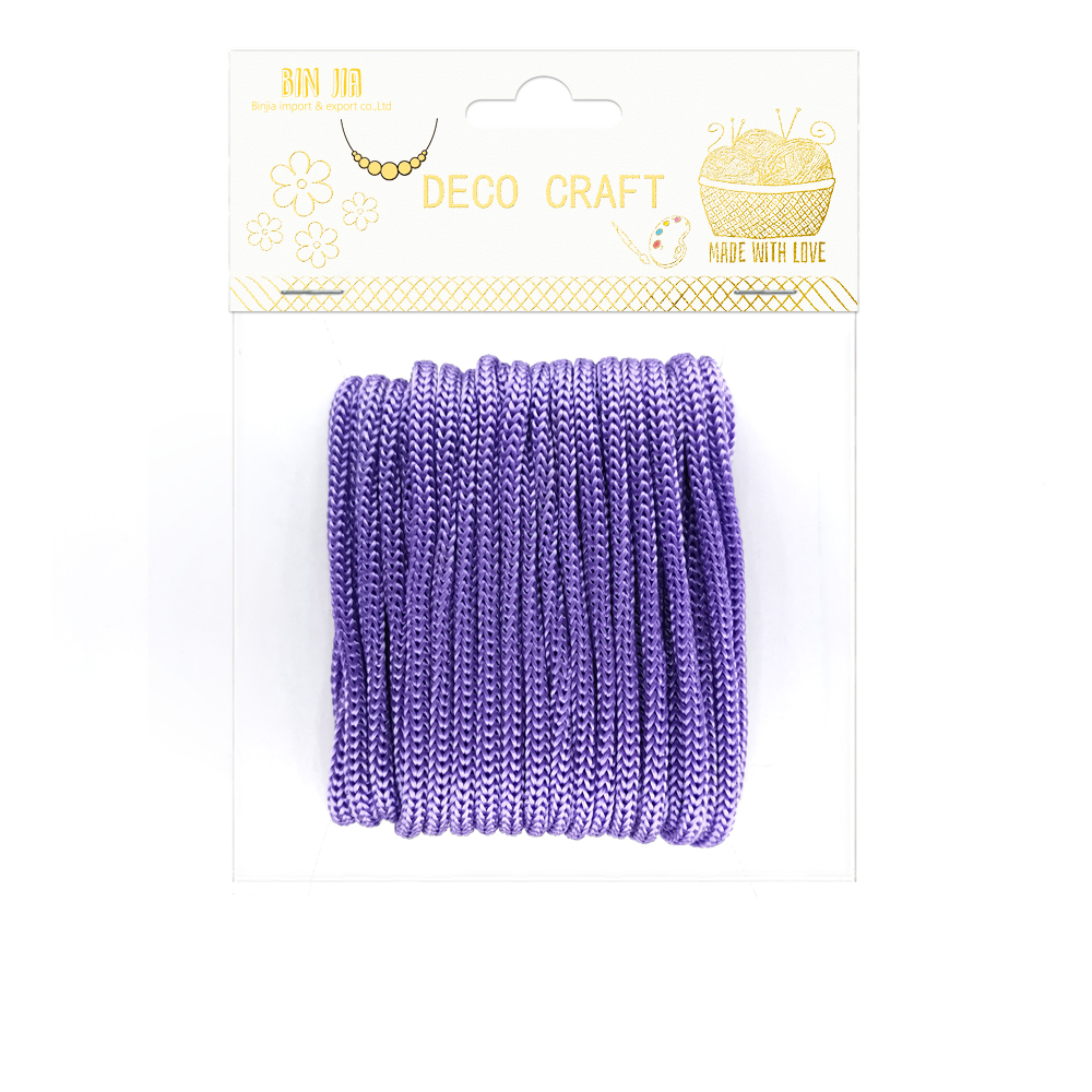 Good Quality Low Price Colorful Braid Polyester Cord Nylon Rope in 10M