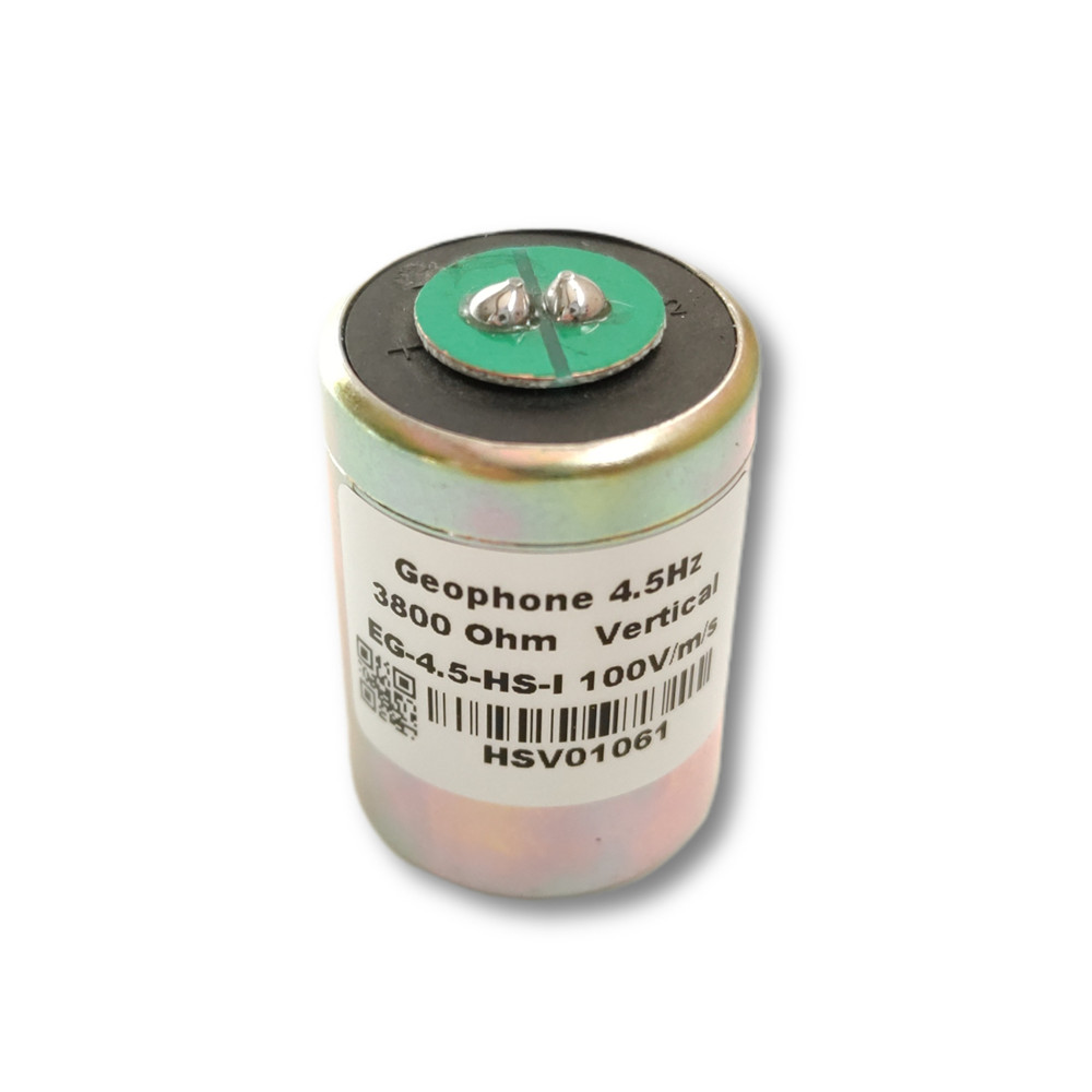 Высокая чувствительность geophone 4,5 Гц вертикальный, Geophone сейсмической 4,5 Гц EG-4.5-HS-I, чувствительность 100/м/с
