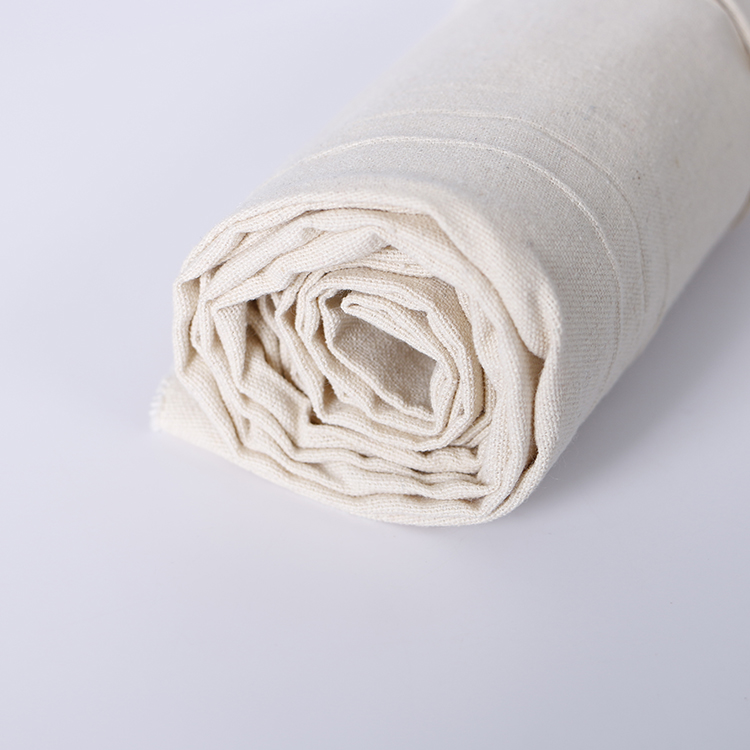 100 cotton woven canvas fabric cotton greige canvas fabric for canvas tote bags with custom printed logo
