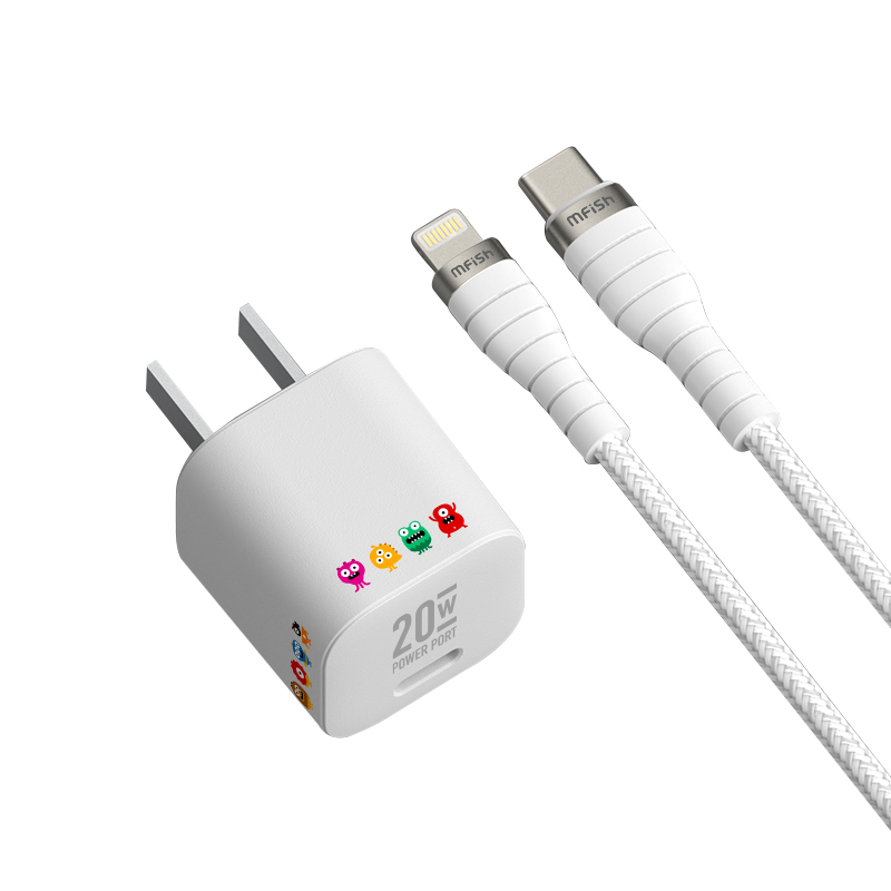 Mfish 20W быстрое зарядное устройство с C-L кабель C зарядное устройство для Iphone OEM/ODM Быстрая зарядка для телефонов и планшетных ПК Смарт-часы