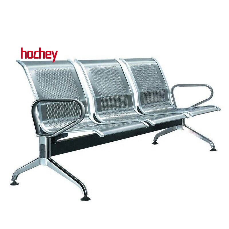 Hochey Medical Hospital Furniture Modern Bench Seating Waiting Room Lobby 3 Seater Chairs