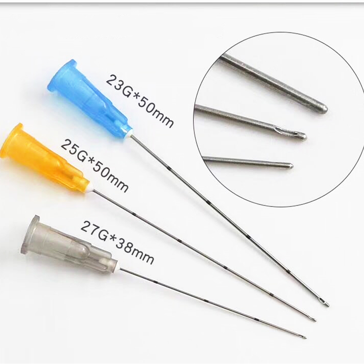 Новый продукт, запуск в 2020 году, оптовая продажа игл Micro cannula 23 г для тонкого дермального наполнителя