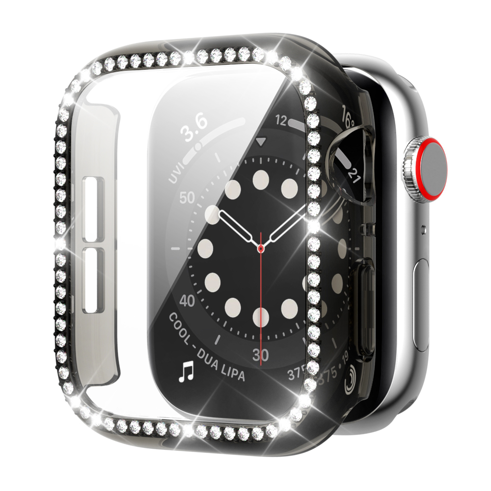Шикарный роскошный популярный товар Прозрачный чехол для Apple Watch 44 мм 40 мм 42 мм 38 мм, для i watch Series 3 4 5 6