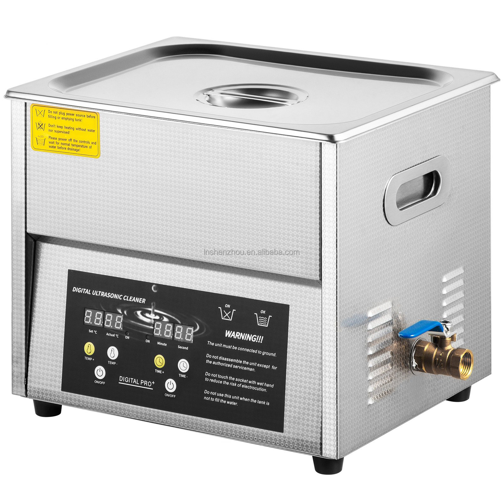 Digital Ultrasonic Cleaner Ultrasonic Cleaning Machine 10l Stainless Steel