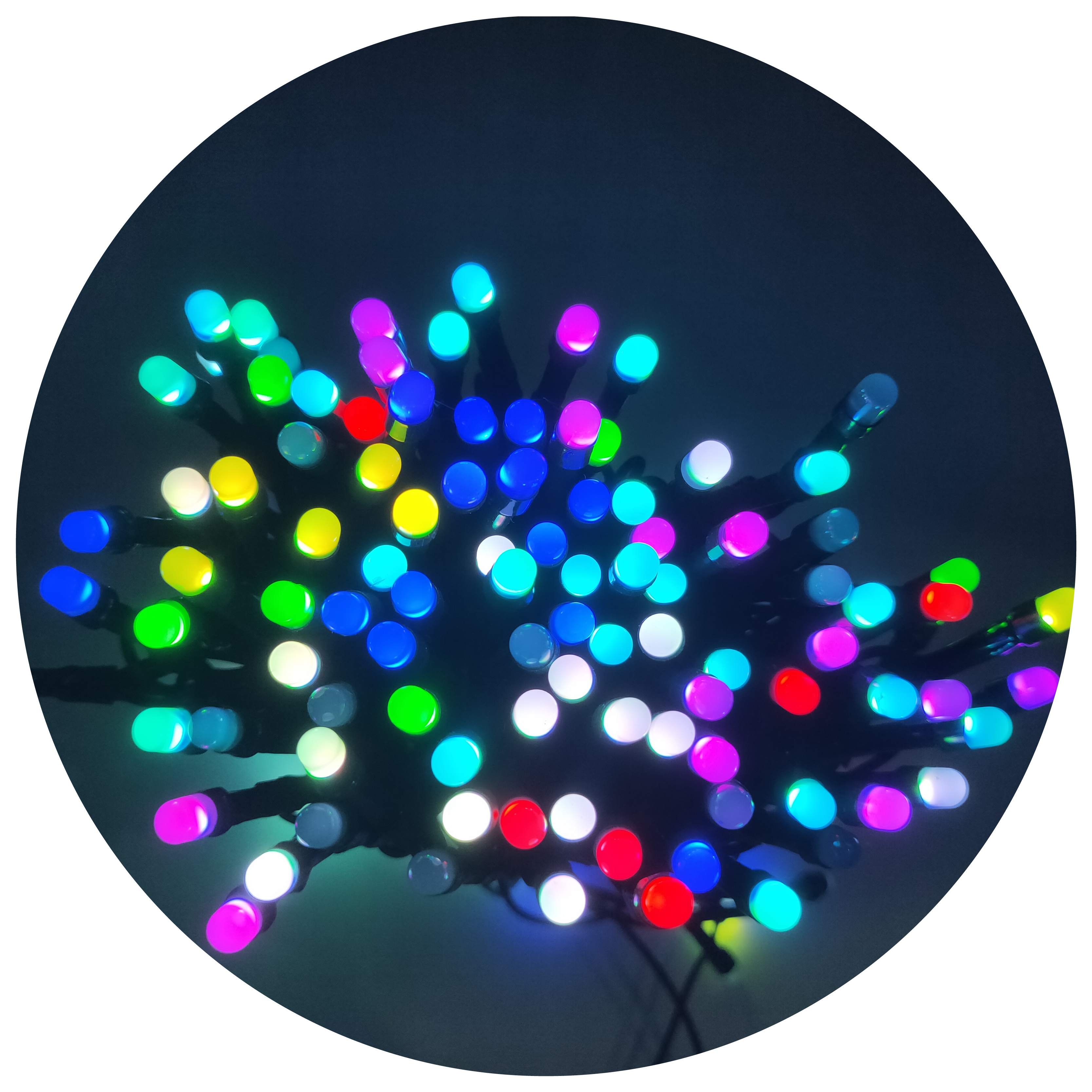 Мини-шар GV LED 200CT, кластер, двухцветный, меняющий цвет эффект, рождественское освещение для внутреннего и наружного декора