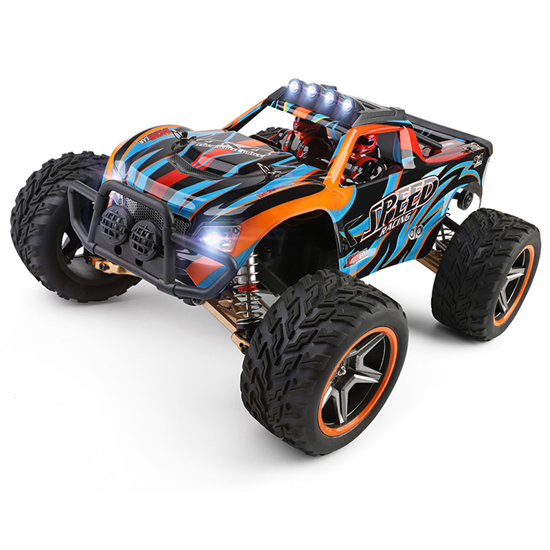 HOT HOSHI Wltoys 104009 High Speed Car 2.4Ghz 4WD 45KM/H Remote Control Car Power Carbon Brush Strong Magnet Motor Truck Toys