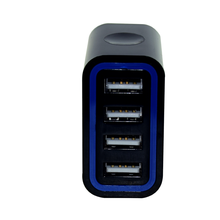 Сетевое зарядное устройство с 4 USB-портами, 28 Вт