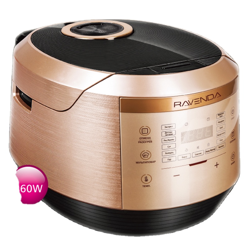 RAVENDA wholesale automatic smart home cooker 5L electric rice cooker big ceramic touch control
