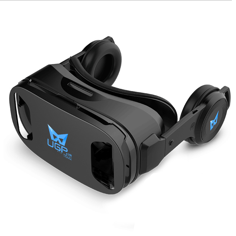 U8 VR Glasses 3D Headset version IMAX Virtual Reality Helmet 3D Movie Games With Headphone 3D VR Glasses optional controller