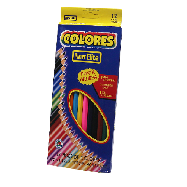 Customized 12 color of color pencil set for school, art class, familty children to draw