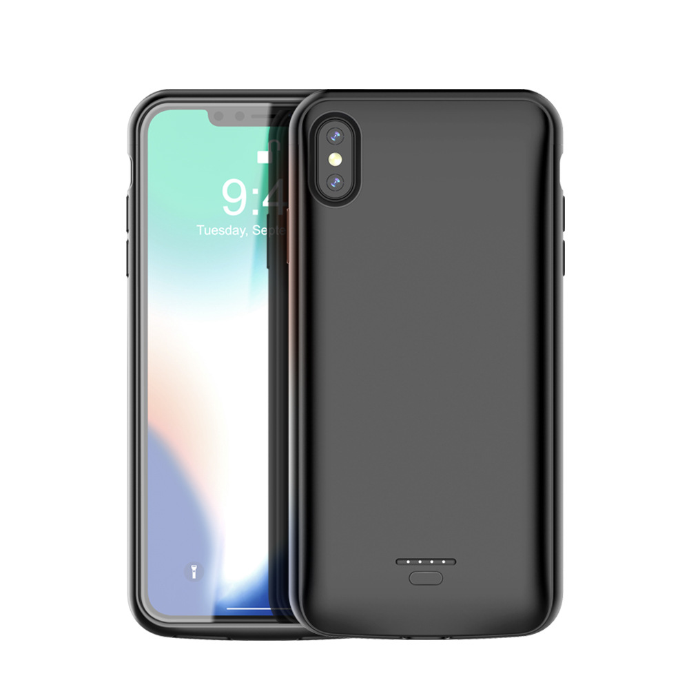 Чехол для телефона XR XS Max, черный, красный, синий, 5000 мАч