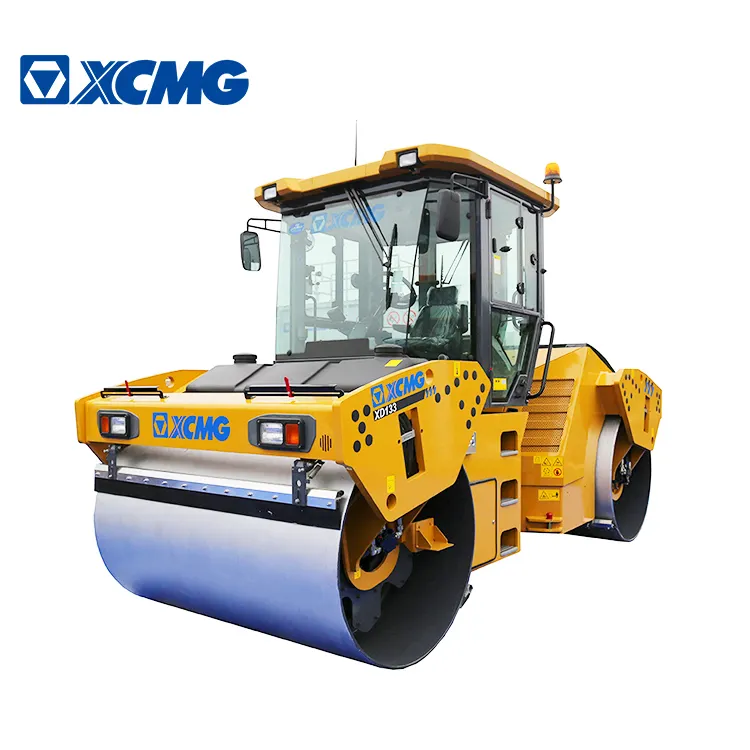 XCMG 13 ton double drum road roller compactor XD133