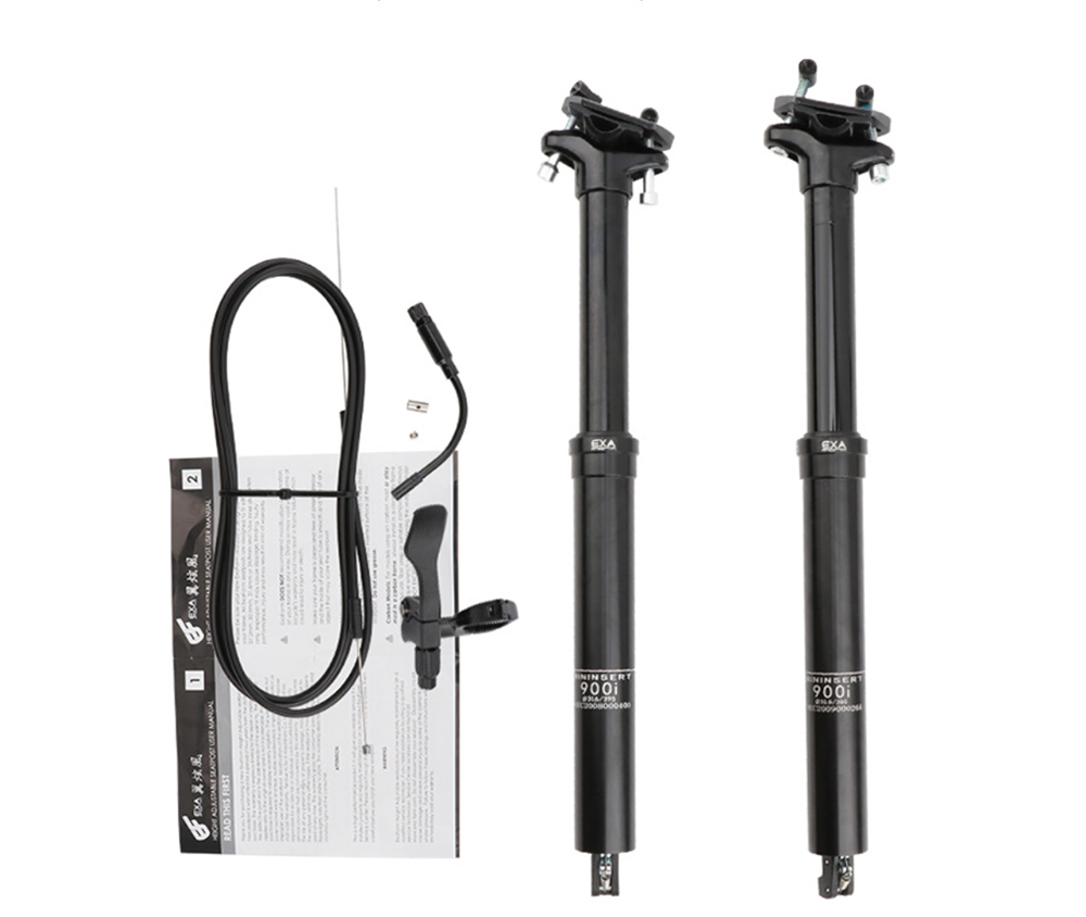 EXA form Hydraulic Aluminum Alloy Line-controlled Lifting Seat Post 30.9/31.6mm for Mountain Bicycle